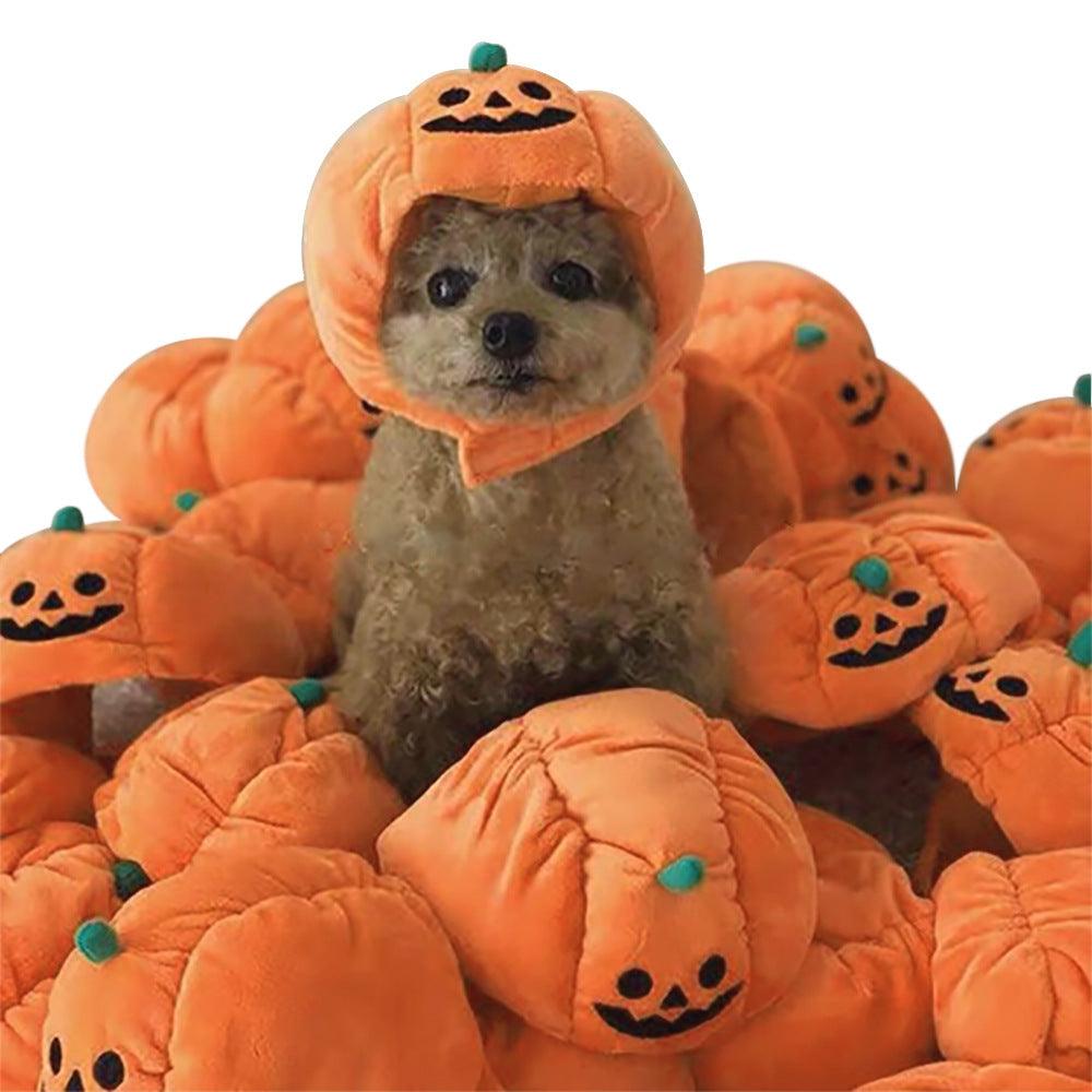 Purrfect Pumpkin Pet Hat: Adorable Halloween Costume For Cats And Small Dogs-0