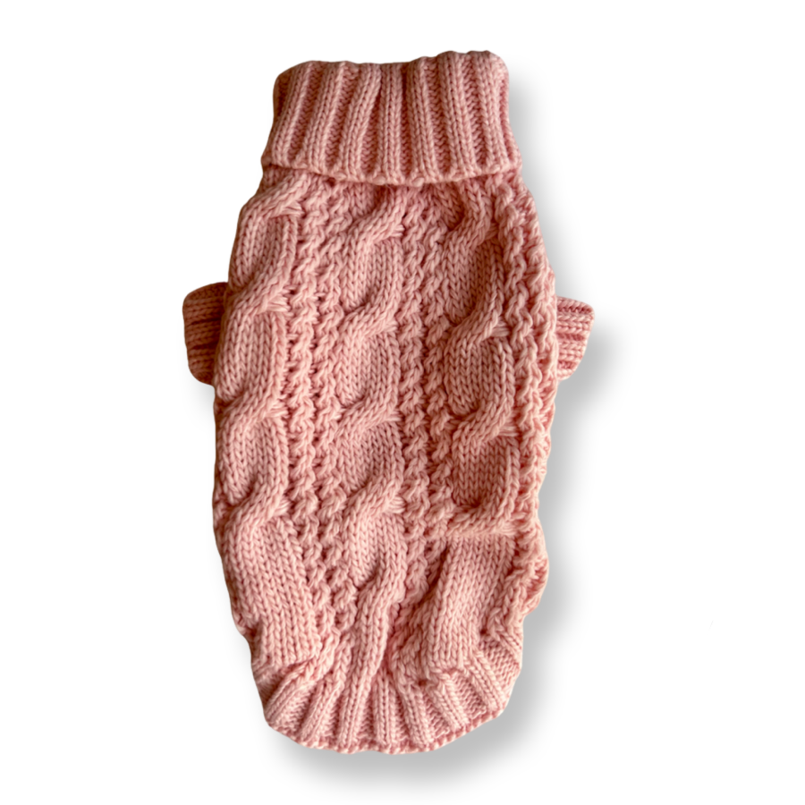 Marshmallow Baby Pink Pawfect Pup Jumper - Clearance Sale-0